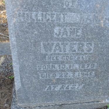 WATERS Millicent Hannah Jane nee GODFREY 1879-1945