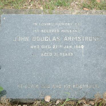 ARMSTRONG John Douglas -1880