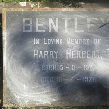 BENTLEY Harry Herbert 1911-1971