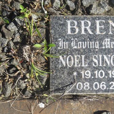 BRENT Noel Sinclair 1920-2005 &amp; Edith Natalie 1925-2010