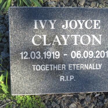 CLAYTON Ivy Joyce 1919-2010