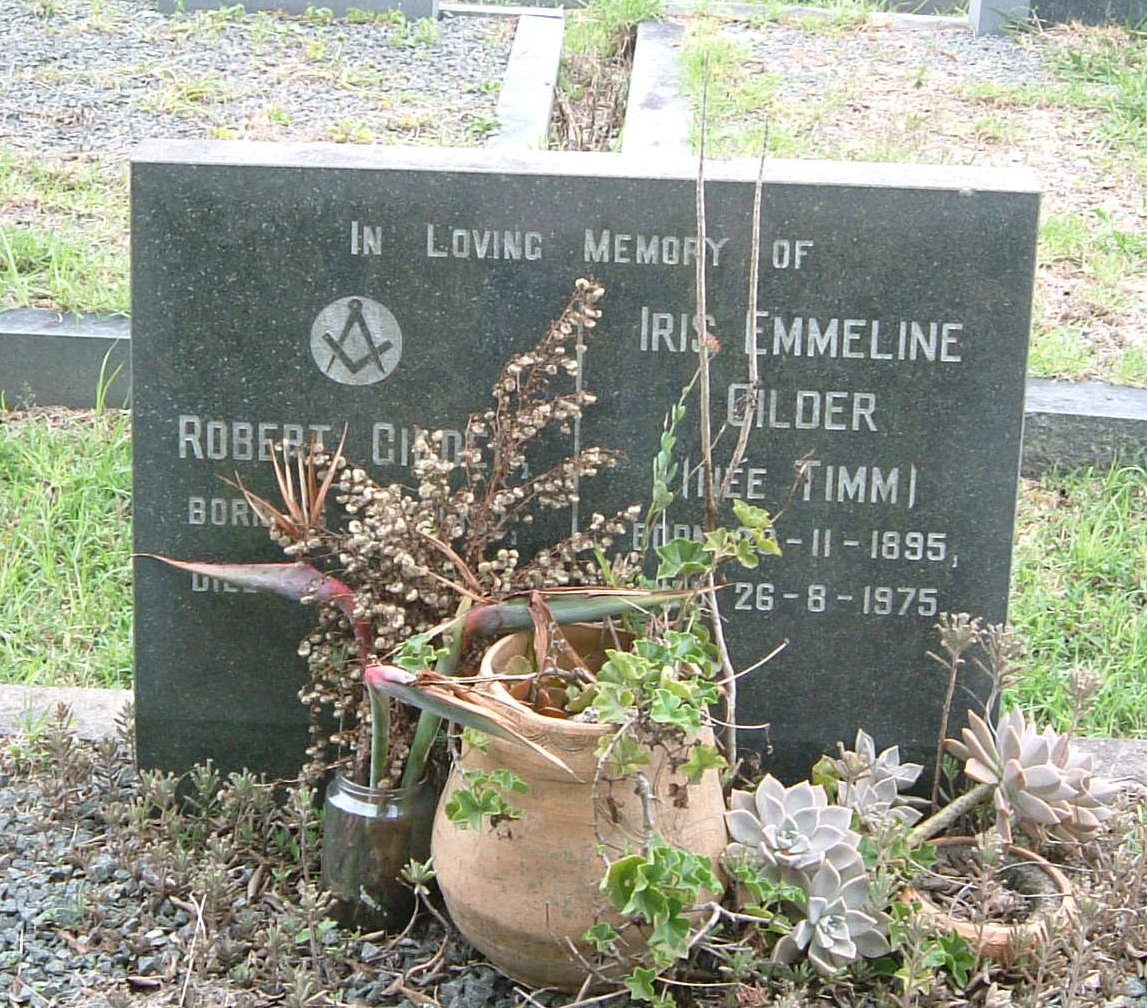 GILDER Robert ? -??-?? &amp; Iris Emmeline TIMM 1895-1975