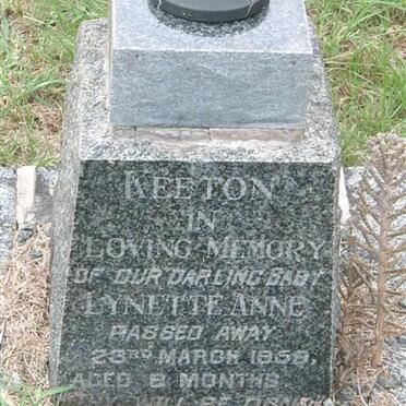 KEETON Lynette Anne -1958