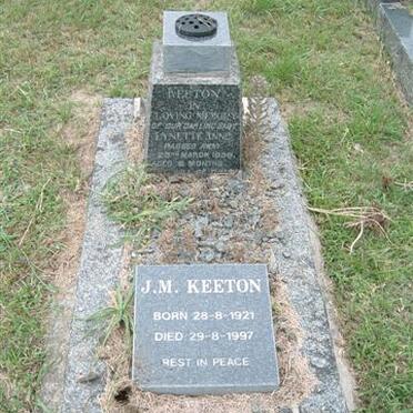 KEETON J.M. 1921-1997 :: KEETON Lynette Anne -1958