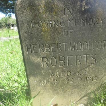 ROBERTS Herbert Woolcott -1919
