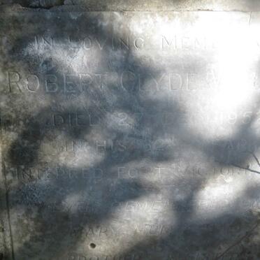 WALKER Robert Clyde -1952