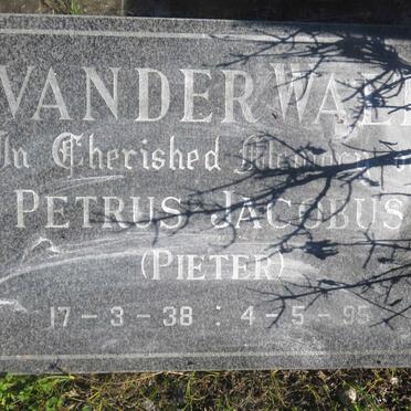 WALT Petrus Jacobus, van der 1938-1995