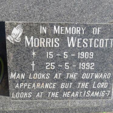 WESTCOTT Morris 1909-1992 &amp; May FITCHET 1920-1991