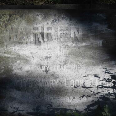 WARRENDER Gladys Mary Lacke Mandy 1912-1977