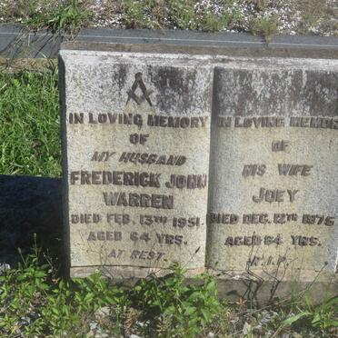 WARREN Frederick John -1951 &amp; Joey -1975