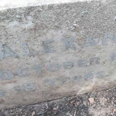 ALEXANDER William -1891