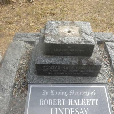 LINDESAY Robert Halkett 1913-2011 :: BOWLES Gladys Kate -1951