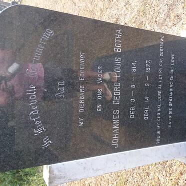 BOTHA Johannes Georg Louis 1914-1977