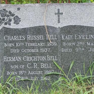 BELL Charles Russel 1859-1937 :: BELL Kate Eveline 1895-1966 :: BELL Herman Crighton 1897-1962