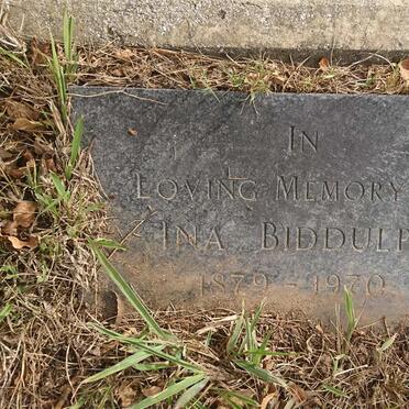 BIDDULPH Ina 1879-1970
