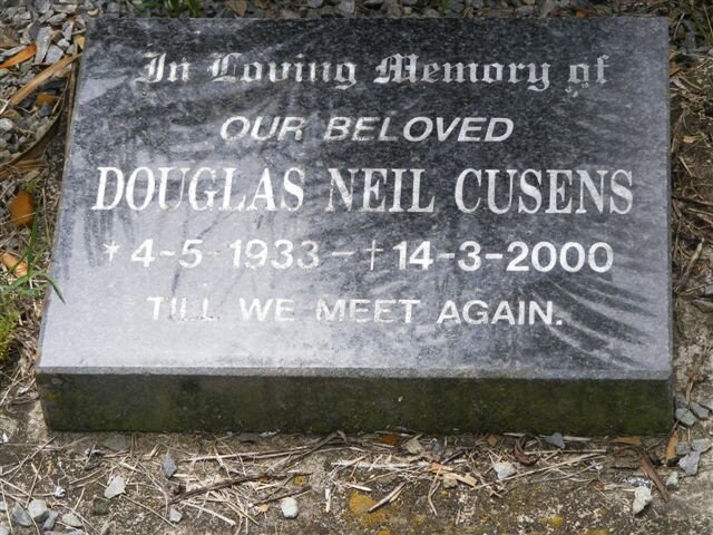 CUSENS Douglas Neil 1933-2000
