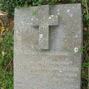 DILLON Frederick John Lamb 1879-1937