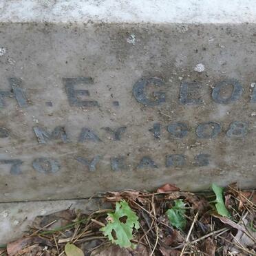 GEORGE Charles H.E. -1908