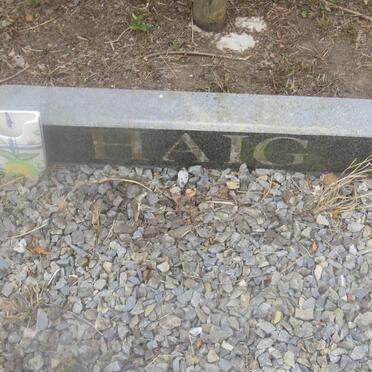 HAIG Douglas Norman 1910-1993 &amp; Esme Mary VAN REENEN 1913-1975 :: HAIG Bruce Derek 1973-2007