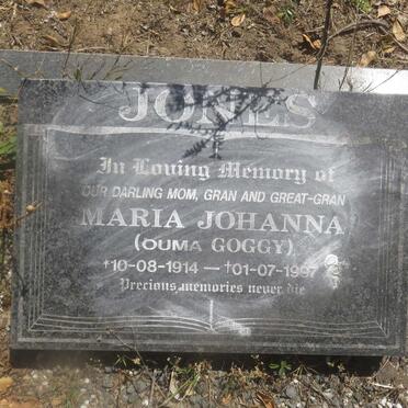 JONES Maria 1914-1997