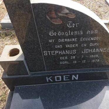 KOEN Stephanus Johannes 1905-1979