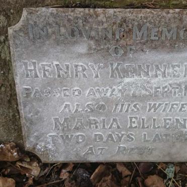 KENNELLY Henry -1922 &amp; Maria Ellen -1922