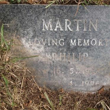 MARTIN Philip 1922-1996