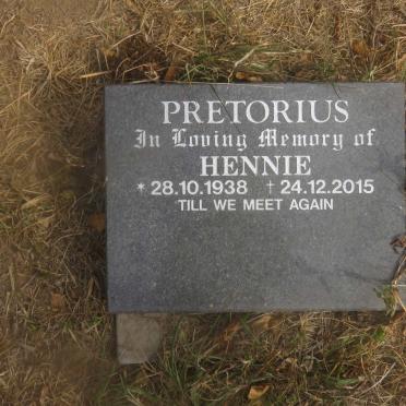 PRETORIUS Hennie 1938-2015