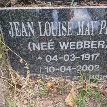PHILP Jean Louise May nee WEBBER 1917-2002