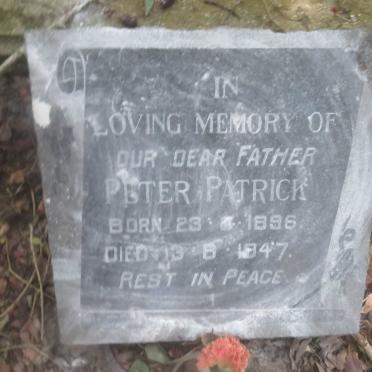 PATRICK Peter 1896-1947