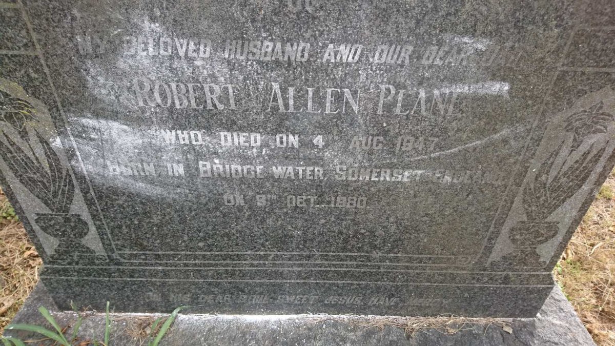 PLANE Robert Allen 1880-1947