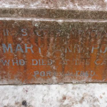 POTE Mary Ann -1888 
