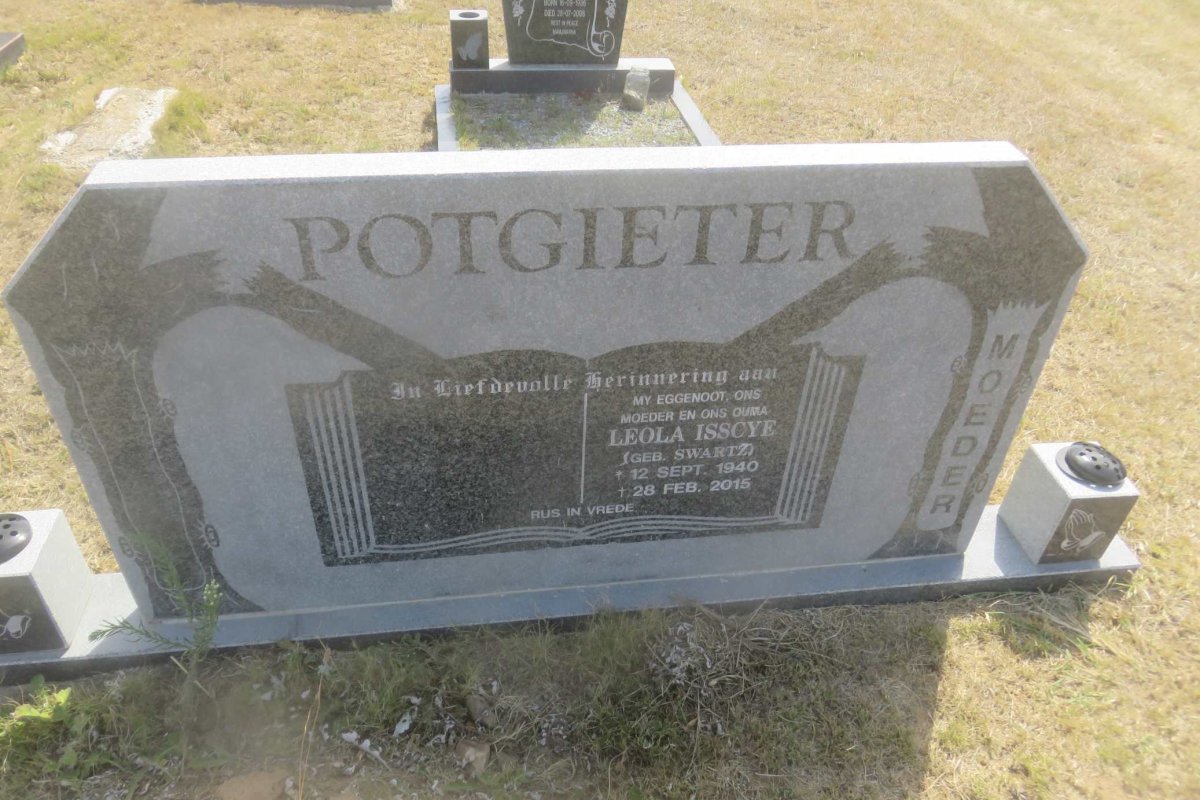 POTGIETER Leola Isscye nee SWARTZ 1940-2015