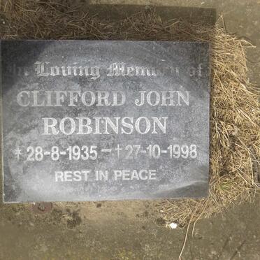 ROBINSON Clifford John 1935-1998