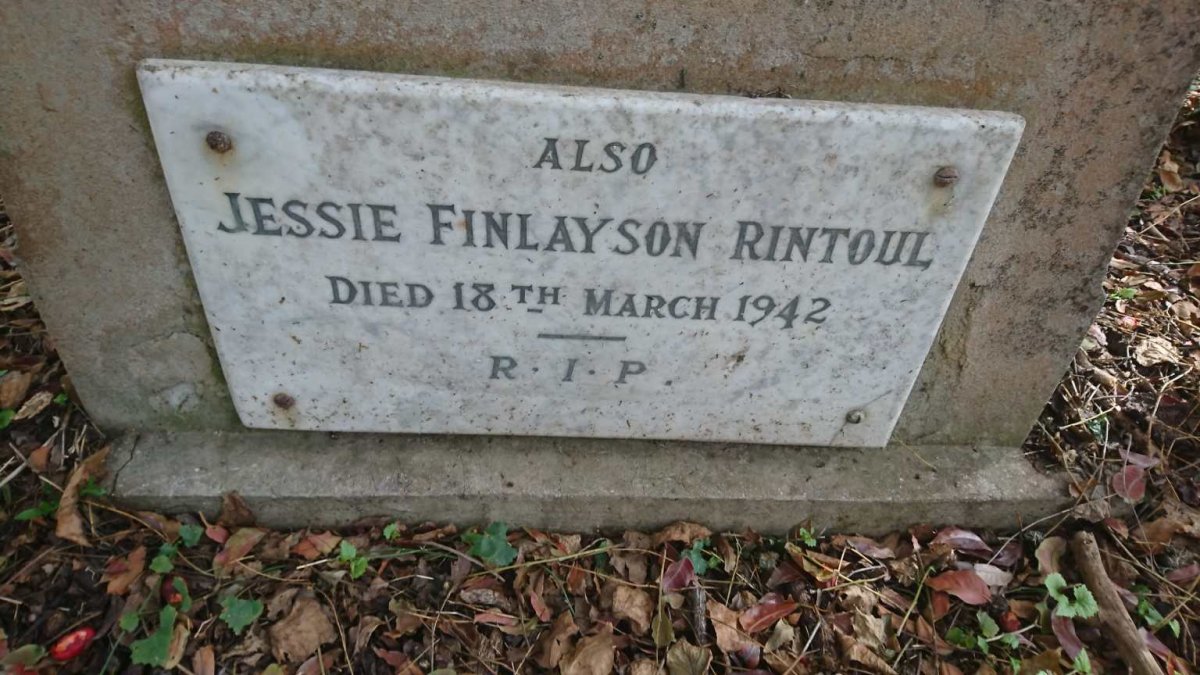 RINTOUL Jessie Finlayson -1942