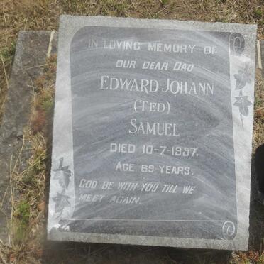 SAMUEL Edward Johann -1957