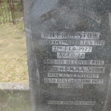 STOW William -1927 &amp; Ellen Emma -1927