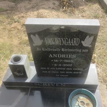 SCRIVEN Van Wyngaard Andries 1985-2007