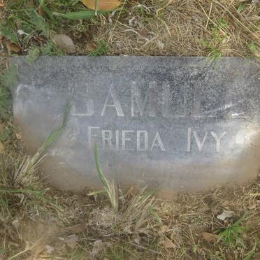 SAMUEL Frieda Ivy nee GUBB