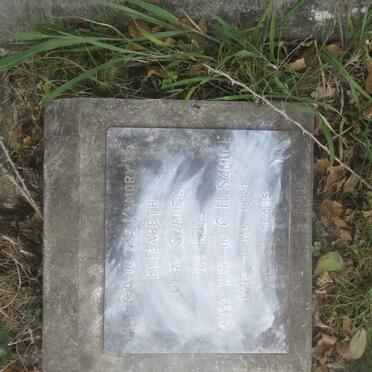 SAMUEL Elizabeth Mary nee REED -1940