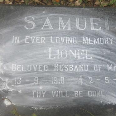 SAMUEL Lionel 1918-1973