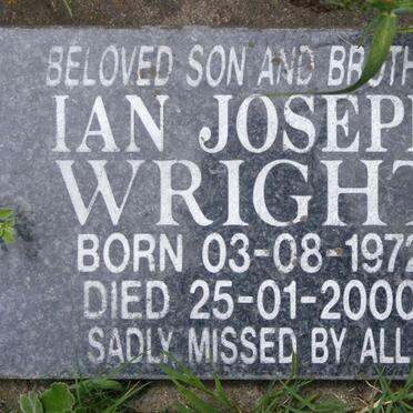WRIGHT Ian Joseph 1972-2000