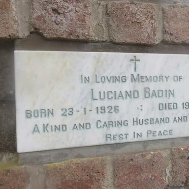 BADIN Luciano 1926-1990