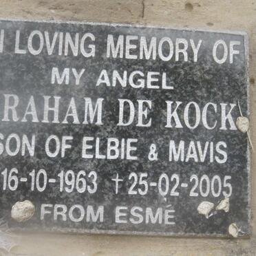 KOCK Graham, de 1963-2005