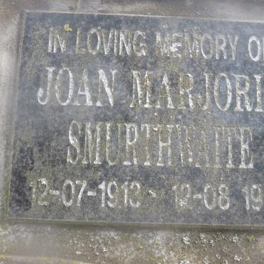 SMURTHWAITE Joan Marjorie 1913-1999