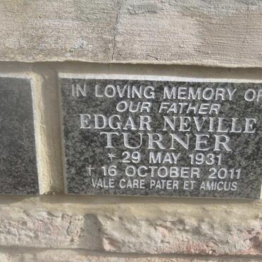 TURNER Edgar Neville 1931-2011