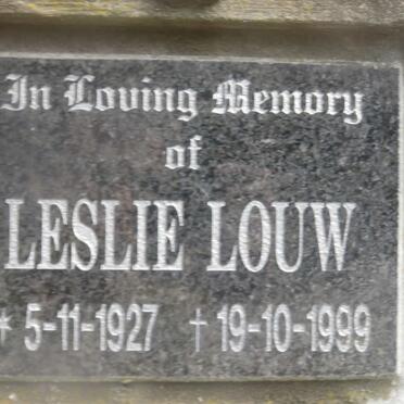 LOUW Leslie 1927-1999