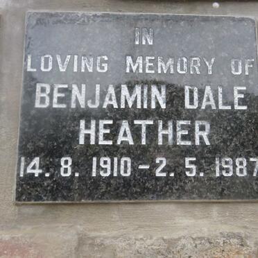 HEATHER Benjamin Dale 1910-1987