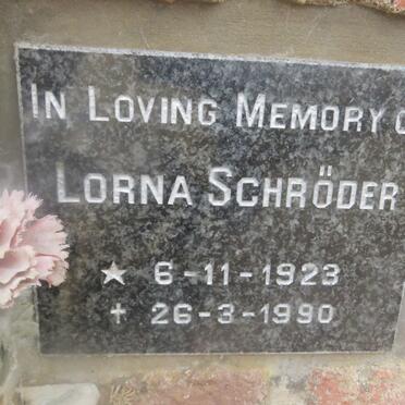 SCHRÖDER Lorna 1923-1990