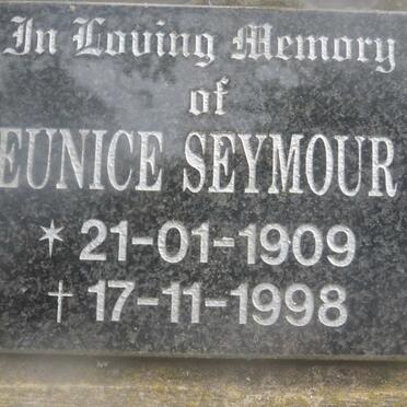 SEYMOUR Eunice 1909-1998